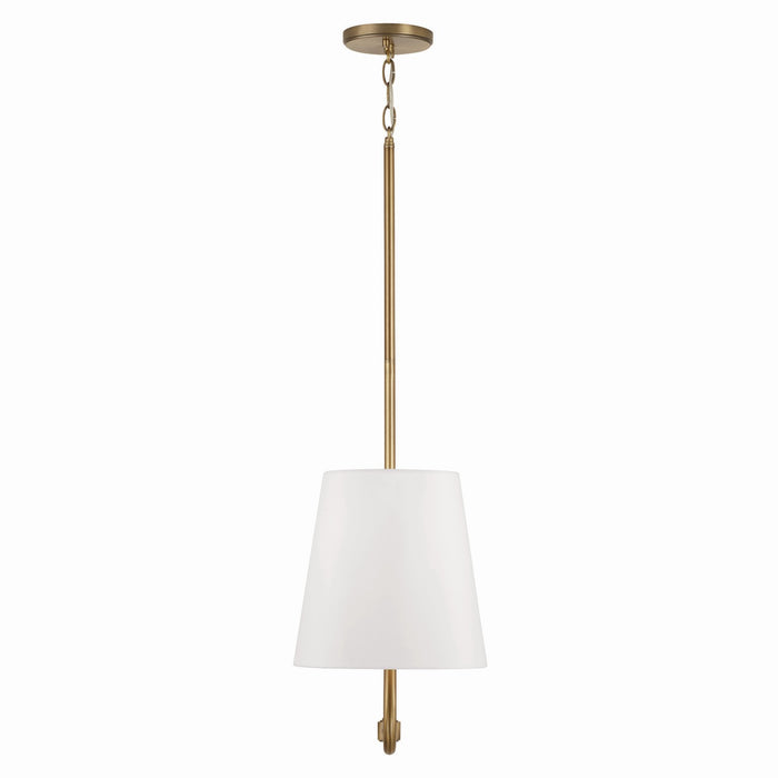 Capital Lighting 849421AD Two Light Island Pendant, Aged Brass