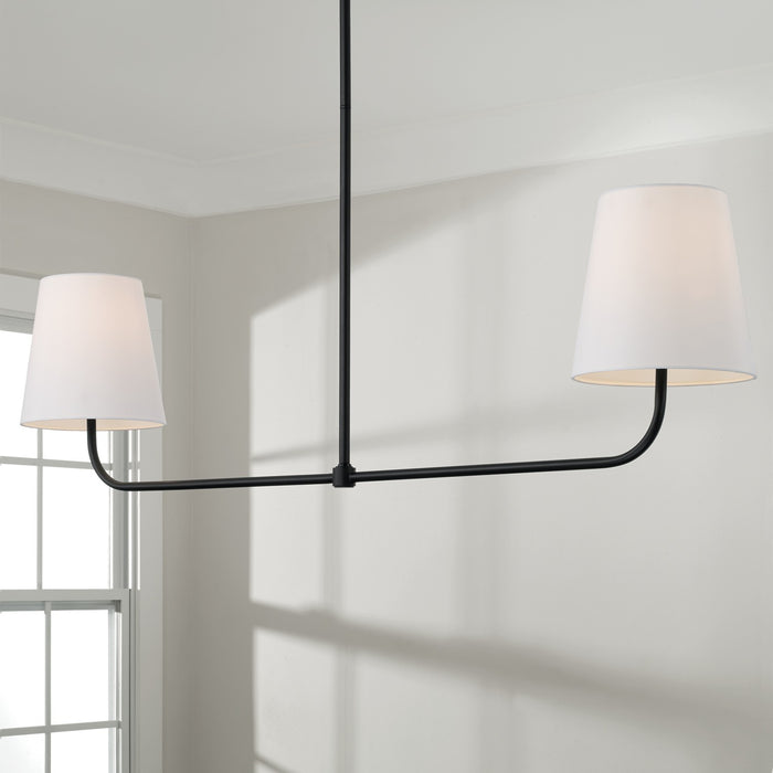 Capital Lighting 849421MB Two Light Island Pendant, Matte Black