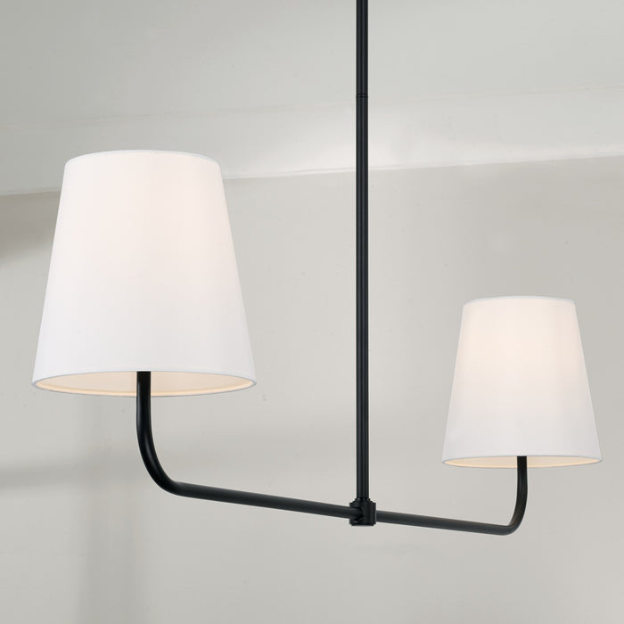 Capital Lighting 849421MB Two Light Island Pendant, Matte Black
