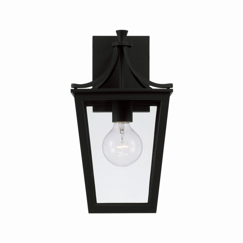 Capital Lighting 947911BK One Light Outdoor Wall Lantern, Black