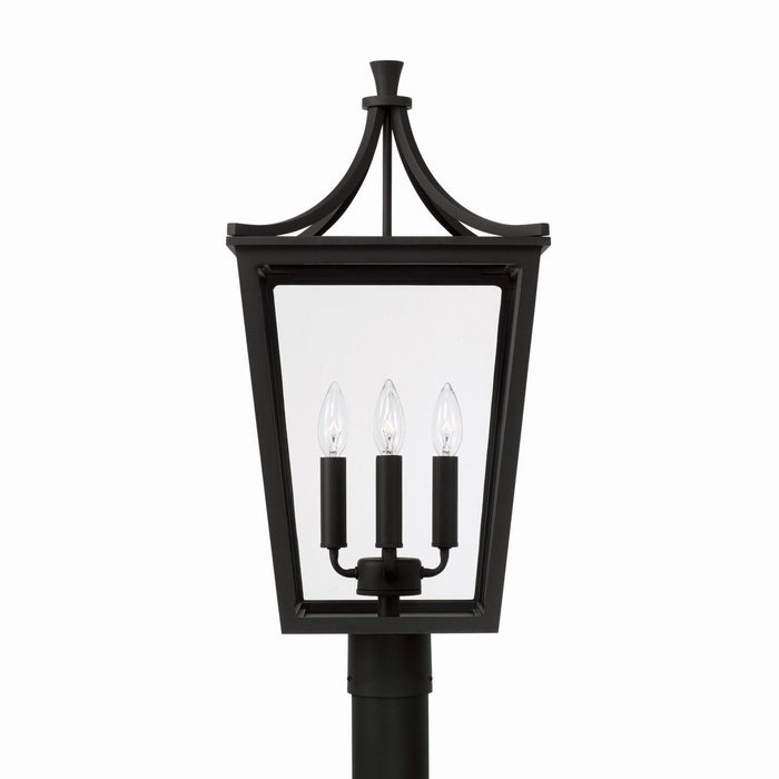 Capital Lighting 947943BK Four Light Outdoor Post Lantern, Black