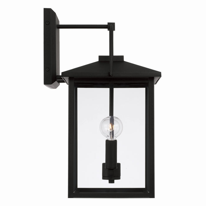 Capital Lighting 948021BK Two Light Outdoor Wall Lantern, Black