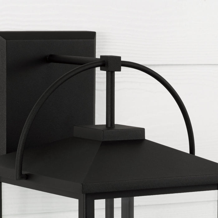 Capital Lighting 948021BK Two Light Outdoor Wall Lantern, Black
