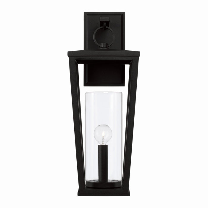 Capital Lighting 948112BK One Light Outdoor Wall Lantern, Black