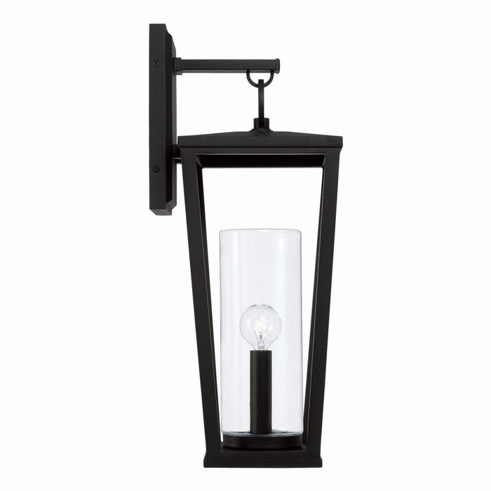 Capital Lighting 948112BK One Light Outdoor Wall Lantern, Black