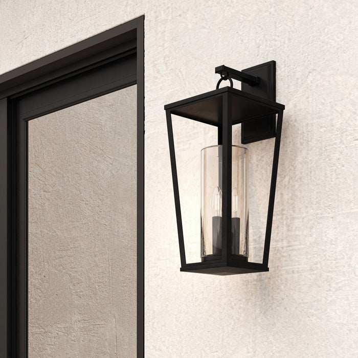 Capital Lighting 948131BK Three Light Outdoor Wall Lantern, Black