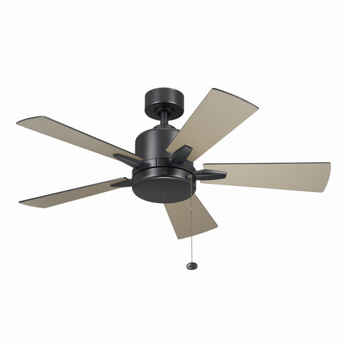 Kichler 330241SBK 42" Ceiling Fan, Satin Black