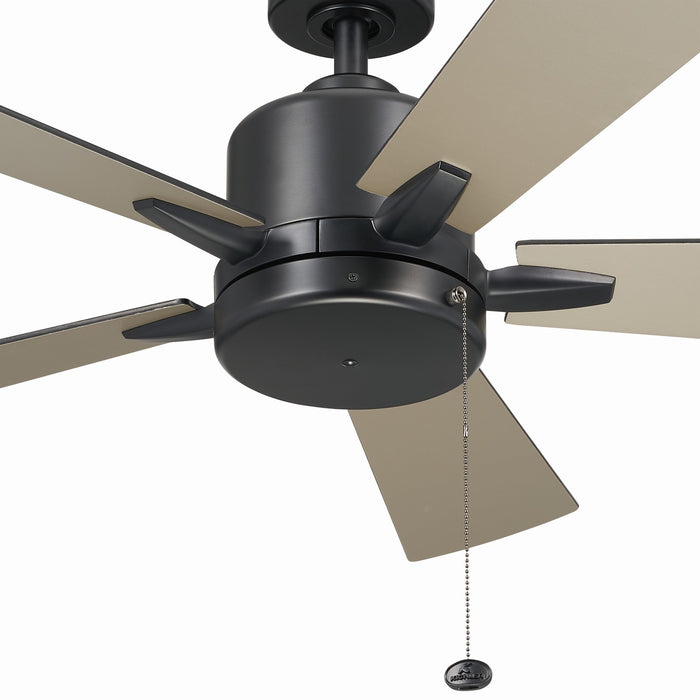 Kichler 330241SBK 42" Ceiling Fan, Satin Black