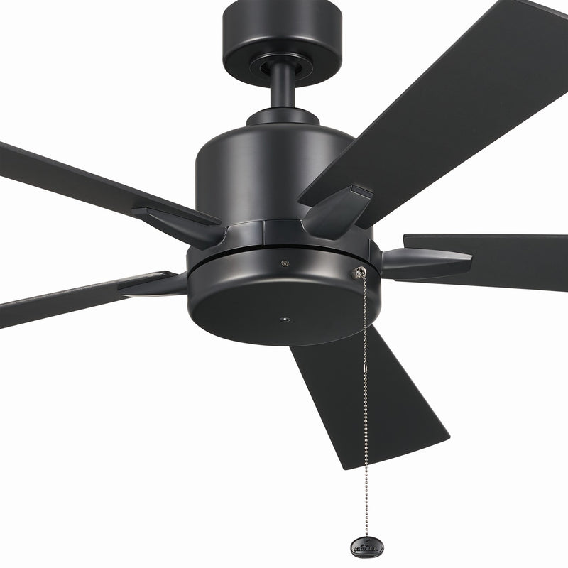 Kichler 330242SBK 52" Ceiling Fan, Satin Black