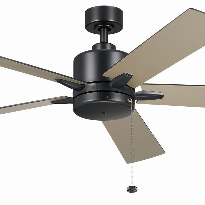 Kichler 330243SBK 60" Ceiling Fan, Satin Black