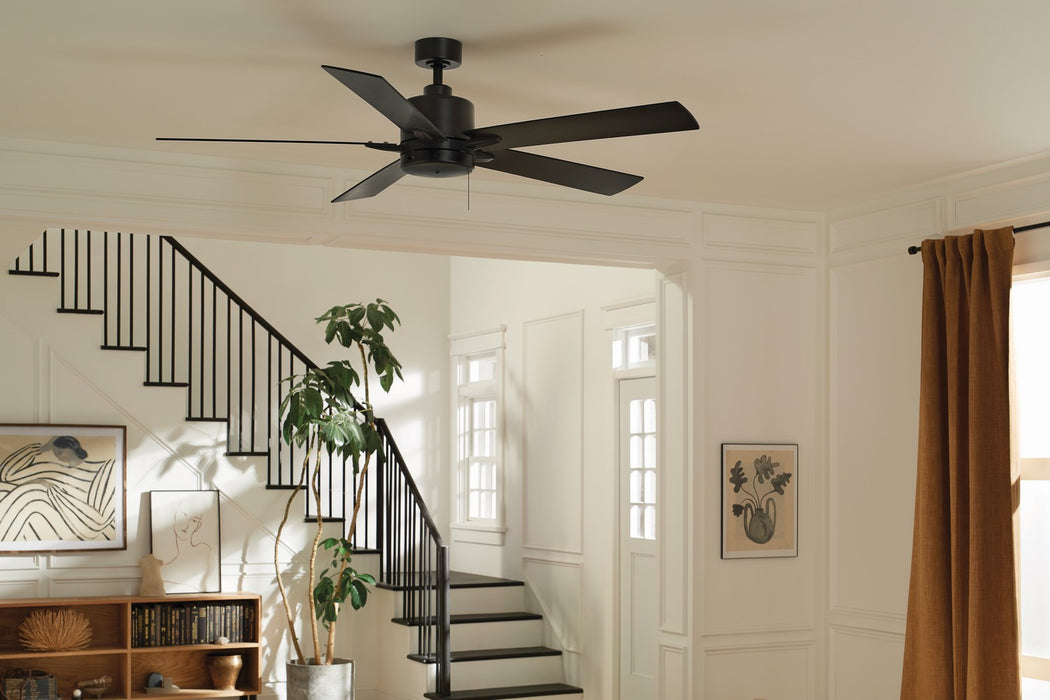 Kichler 330243SBK 60" Ceiling Fan, Satin Black
