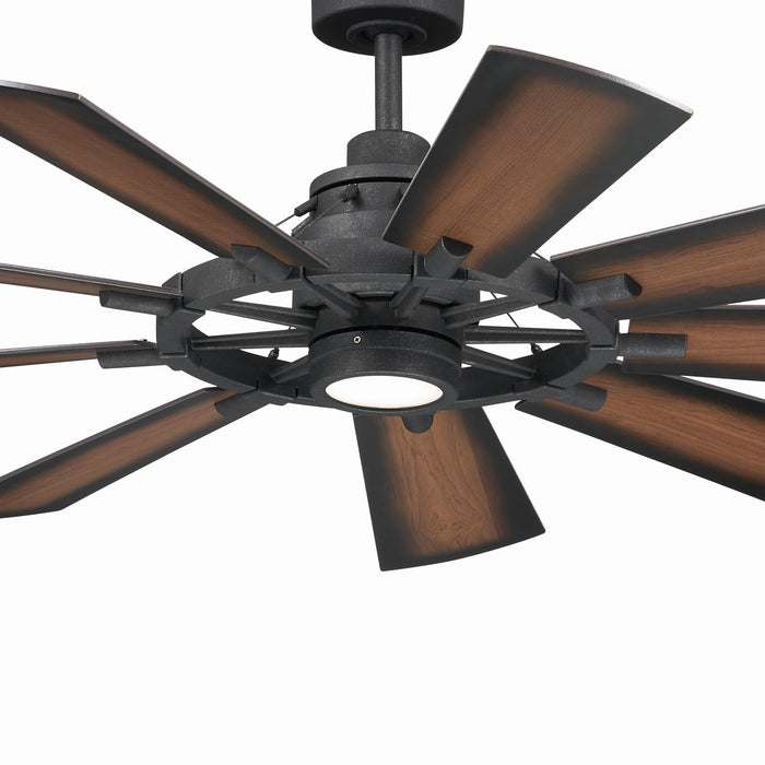 Kichler 300260DBK 60" Ceiling Fan, Distressed Black