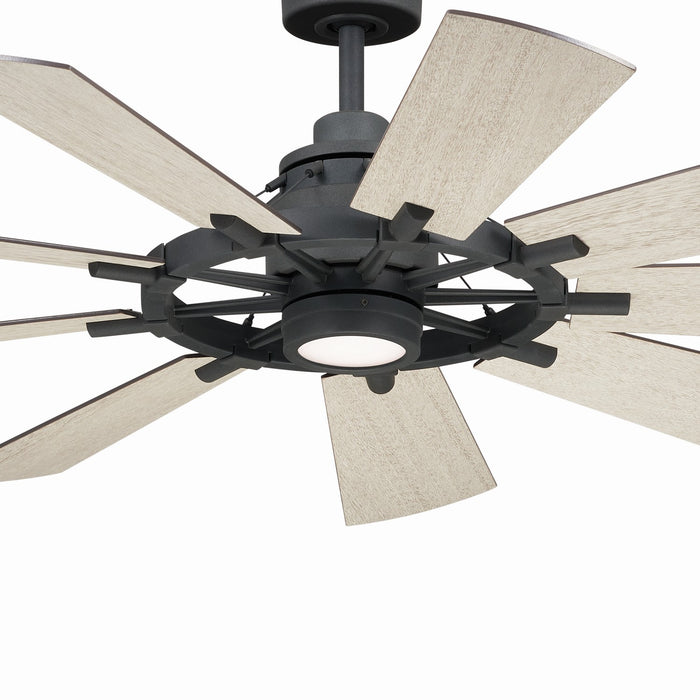 Kichler 300260WZC 60" Ceiling Fan, Weathered Zinc