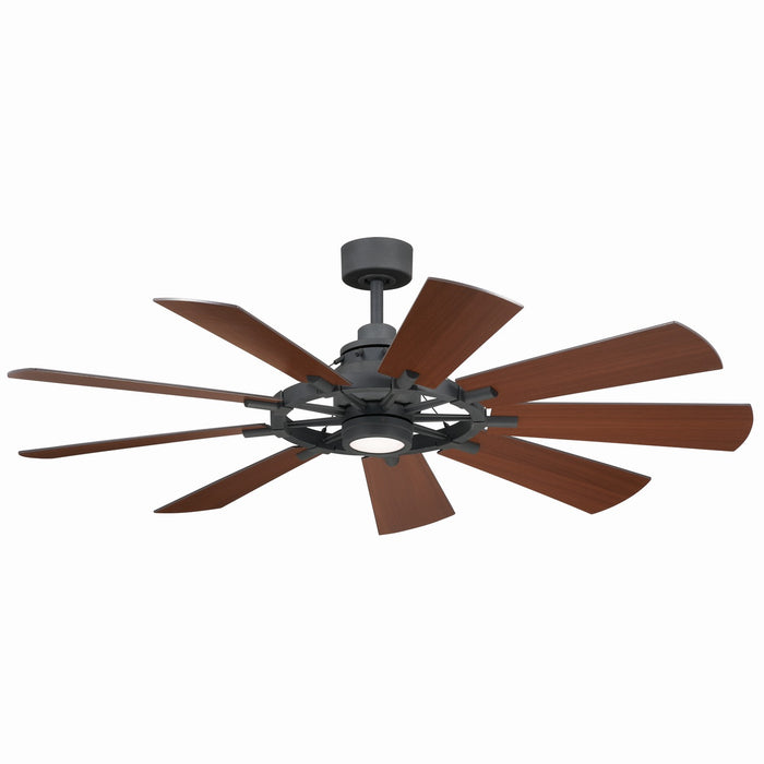 Kichler 300260WZC 60" Ceiling Fan, Weathered Zinc