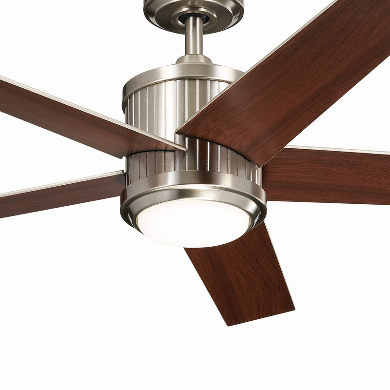 Kichler 300048BSS 48" Ceiling Fan, Brushed Stainless Steel