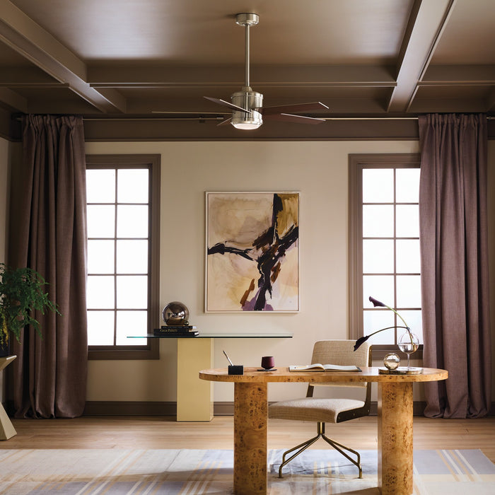 Kichler 300048BSS 48" Ceiling Fan, Brushed Stainless Steel