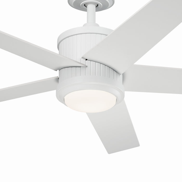 Kichler 300048MWH 48" Ceiling Fan, Matte White