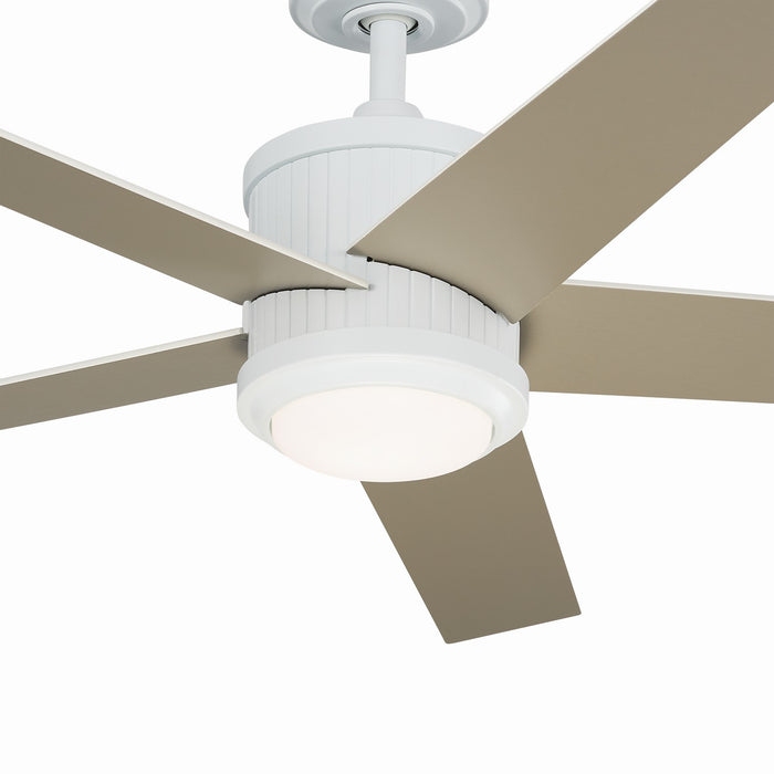 Kichler 300048MWH 48" Ceiling Fan, Matte White