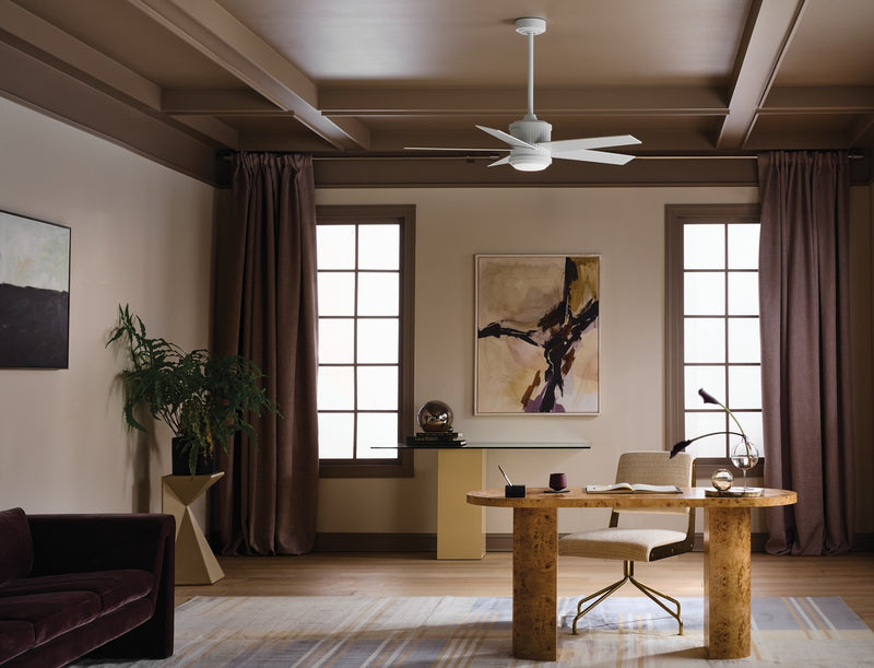 Kichler 300048MWH 48" Ceiling Fan, Matte White