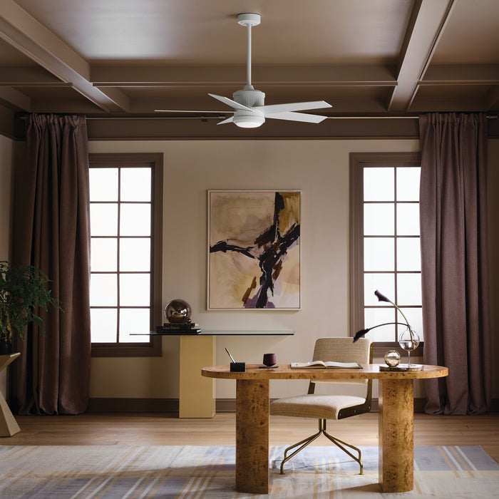 Kichler 300048MWH 48" Ceiling Fan, Matte White