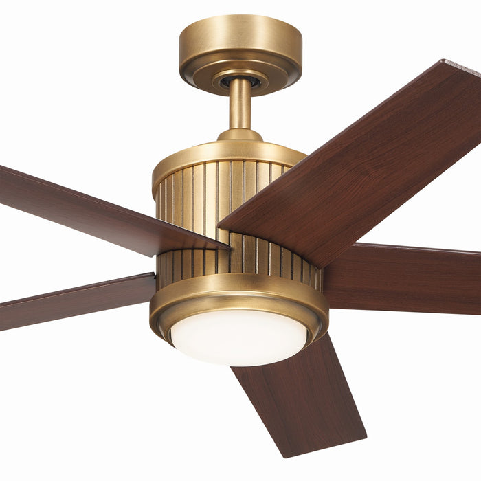 Kichler 300048NBR 48" Ceiling Fan, Natural Brass