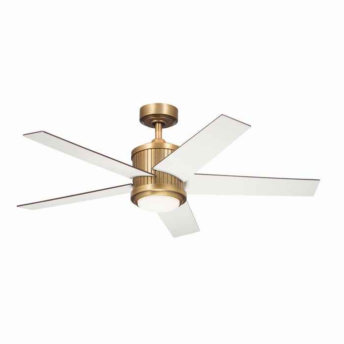 Kichler 300048NBR 48" Ceiling Fan, Natural Brass