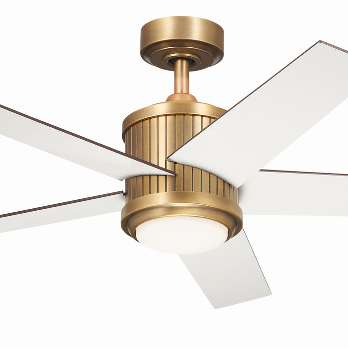 Kichler 300048NBR 48" Ceiling Fan, Natural Brass