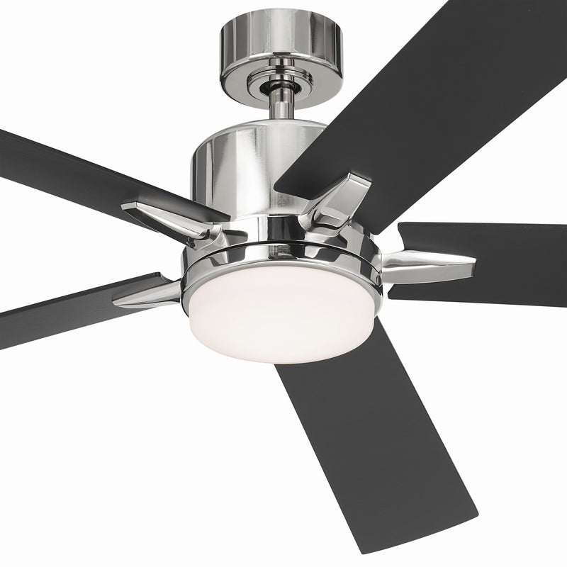 Kichler 330060PN 60" Ceiling Fan, Polished Nickel