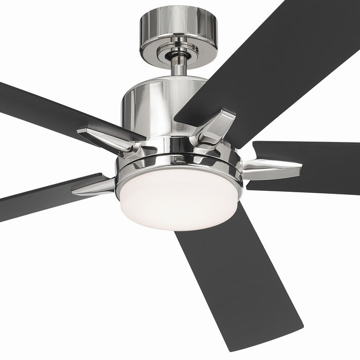 Kichler 330060PN 60" Ceiling Fan, Polished Nickel