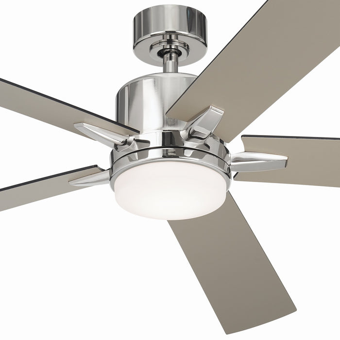 Kichler 330060PN 60" Ceiling Fan, Polished Nickel