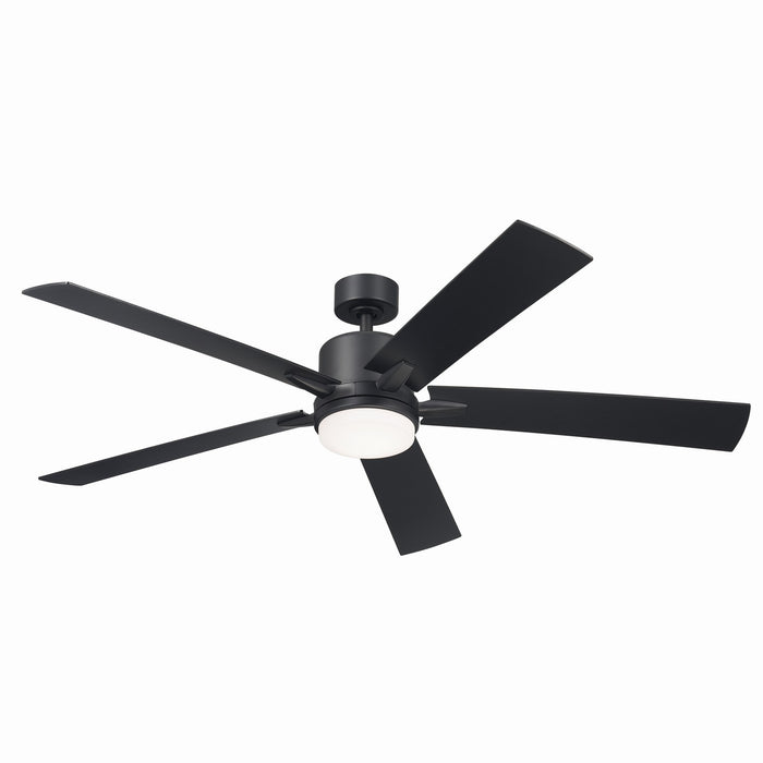 Kichler 330060SBK 60" Ceiling Fan, Satin Black