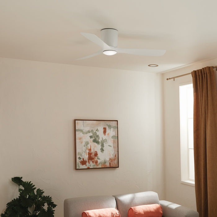 Kichler 300154MWH 54" Ceiling Fan, Matte White
