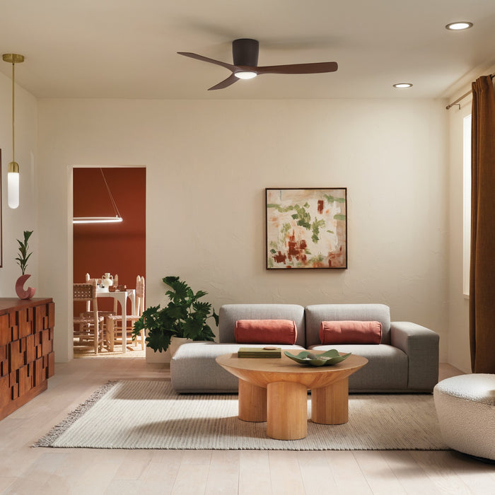 Kichler 300154SNB 54" Ceiling Fan, Satin Natural Bronze