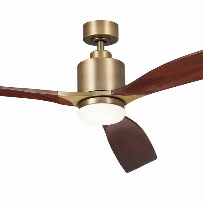 Kichler 300075NBR 60" Ceiling Fan, Brushed Natural Brass