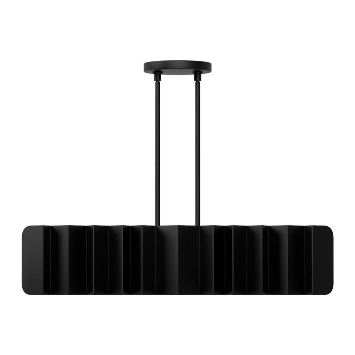 Kuzco Lighting LP58042-BK/GD Six Light Linear Pendant, Black/Gold