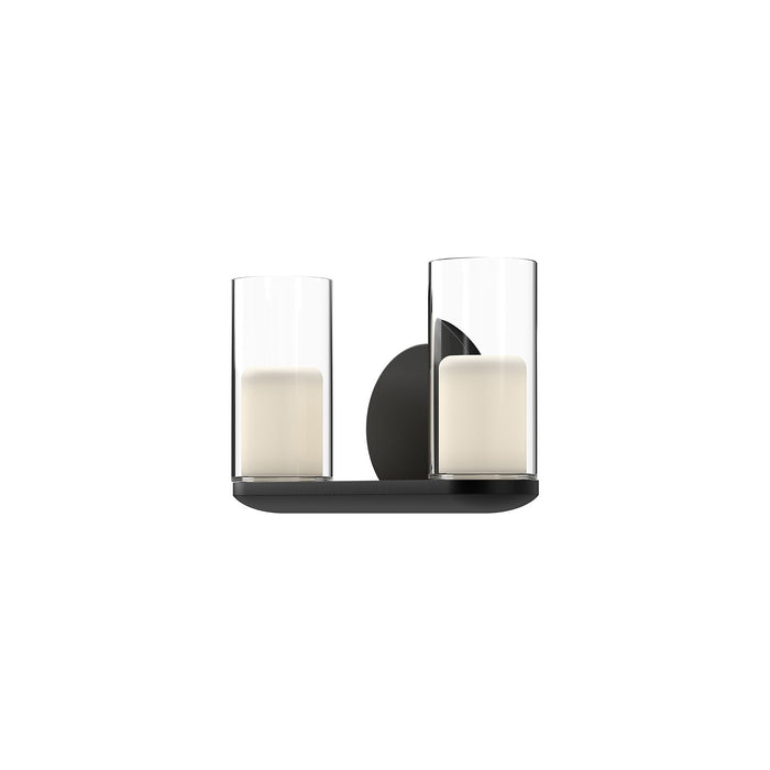 Kuzco Lighting VL53511-BK/CL LED Vanity, Black/Clear
