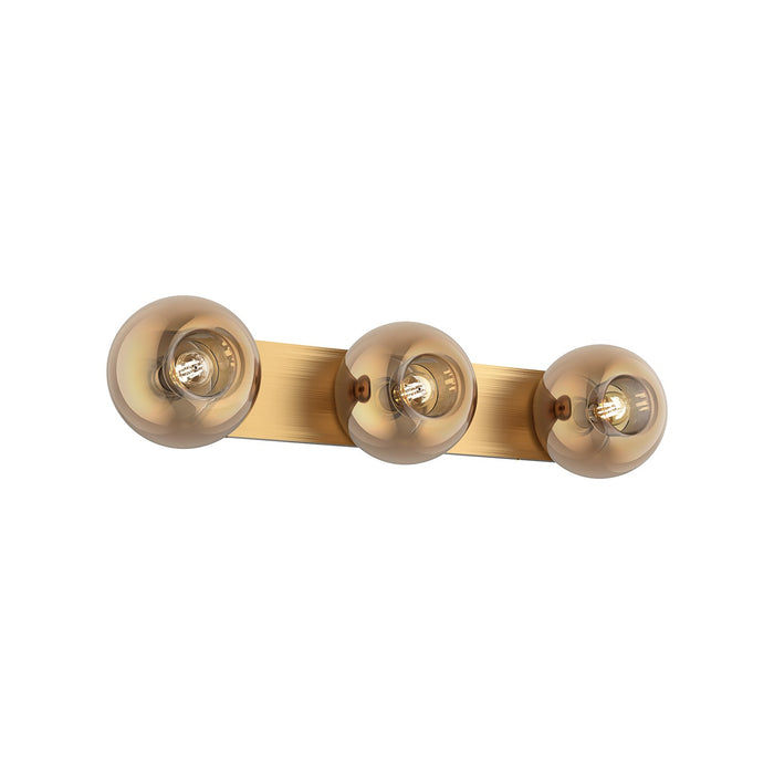 Kuzco Lighting VL57532-BG/CP Three Light Vanity, Brushed Gold/Copper