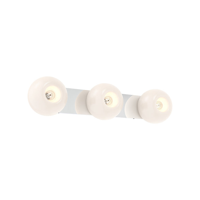 Kuzco Lighting VL57532-CH/OP Three Light Vanity, Chrome/Opal Glass