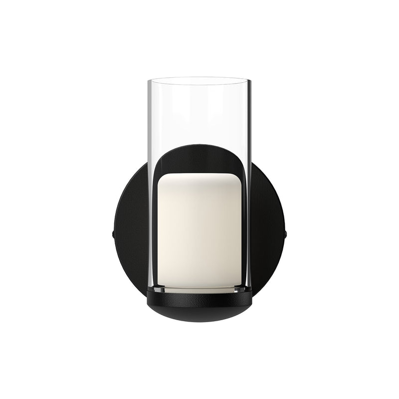 Kuzco Lighting WS53505-BK/CL LED Wall Sconce, Black/Clear