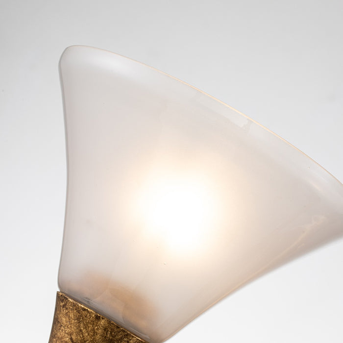 Lucas + McKearn BB1114G-2 Two Light Bath, Gold Leaf