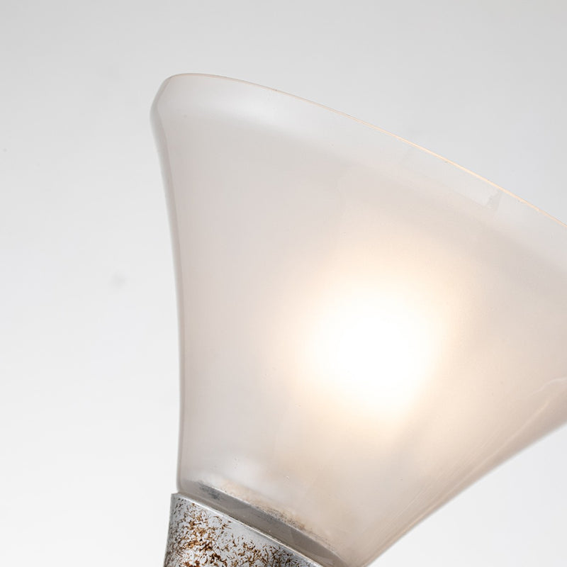 Lucas + McKearn BB1114S-2 Two Light Bath, Silver Leaf