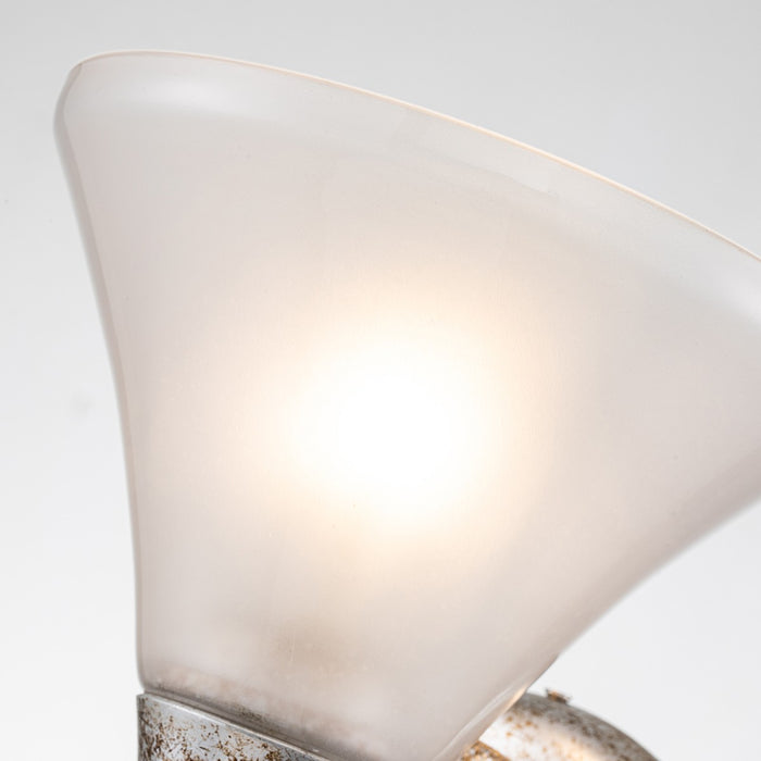 Lucas + McKearn BB1114S-1 One Light Bath, Silver Leaf