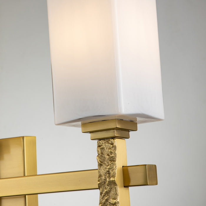 Lucas + McKearn BB1101AGB-3 Three Light Bath, Aged Brass