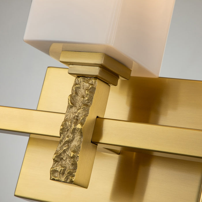 Lucas + McKearn BB1101AGB-3 Three Light Bath, Aged Brass