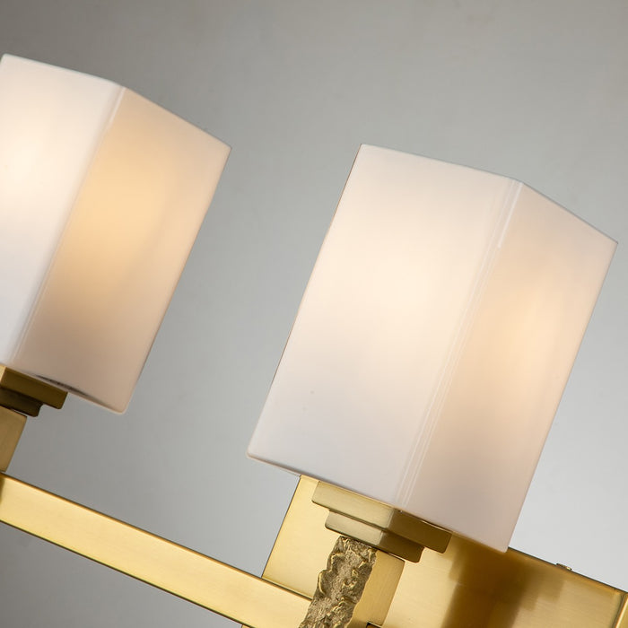 Lucas + McKearn BB1101AGB-3 Three Light Bath, Aged Brass