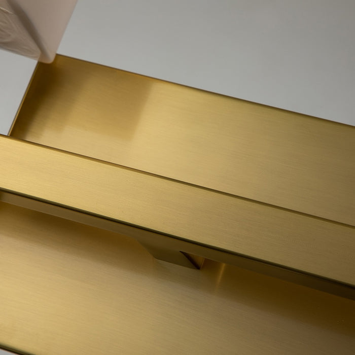 Lucas + McKearn BB1101AGB-2 Two Light Bath, Aged Brass