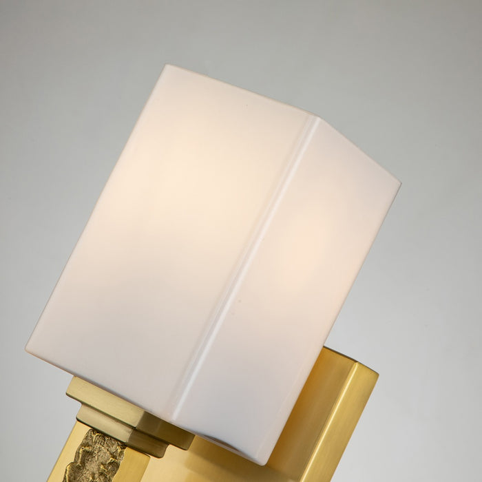 Lucas + McKearn BB1101AGB-1 One Light Bath, Aged Brass