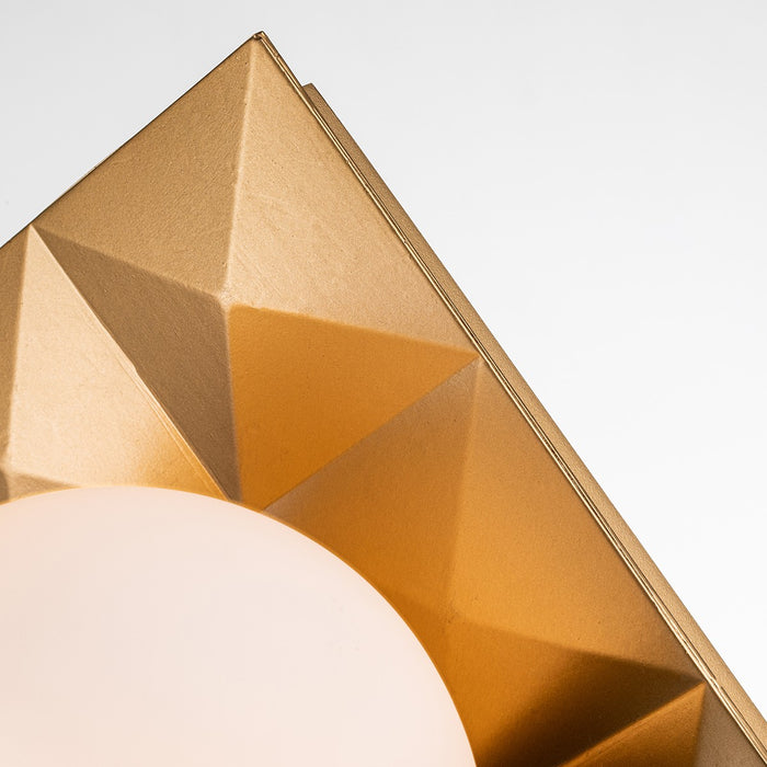 Lucas + McKearn BB1005LG-1 One Light Bath, Lacquered Gold