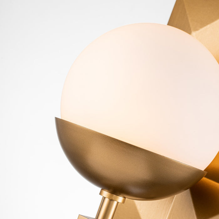 Lucas + McKearn BB1005LG-1 One Light Bath, Lacquered Gold