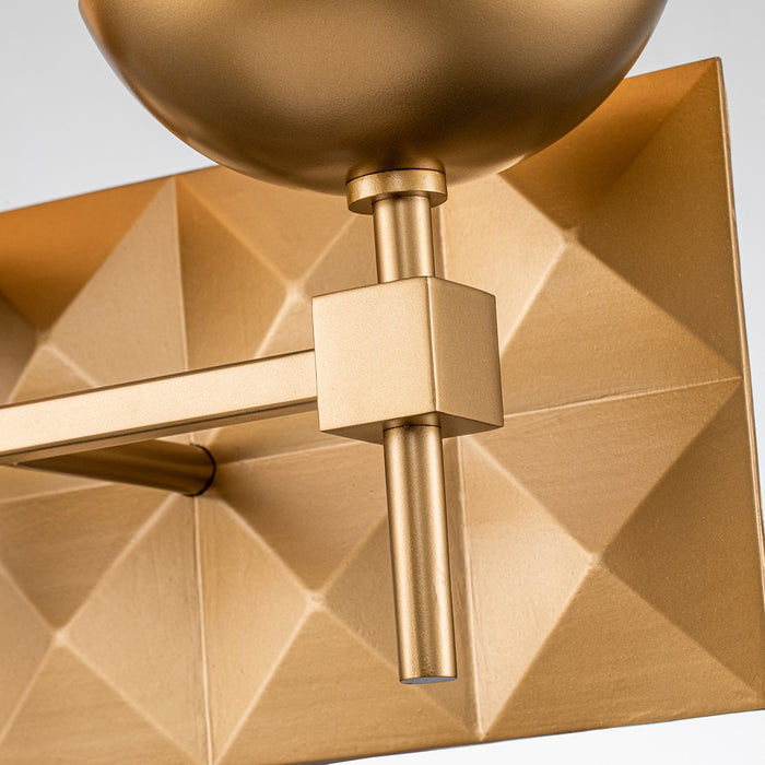 Lucas + McKearn BB1005LG-2 Two Light Bath, Lacquered Gold